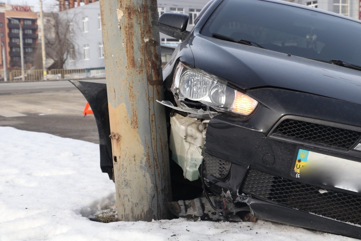 Водитель остался цел и невредим
