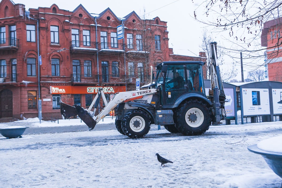 Прямое доказательно того, что дороги в городе таки чистят