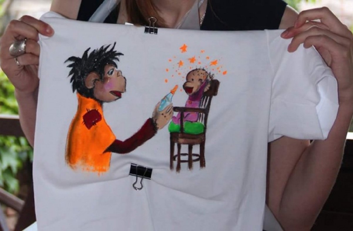 Мастер-класс по росписи на футболках в Днепре 