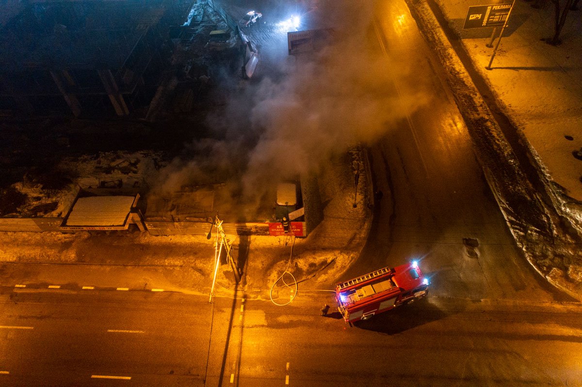 Задымление было видно издалека Задымление было видно издалека