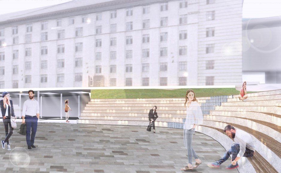 Авторы проекта также предусмотрели несколько зон отдыха Авторы проекта также предусмотрели несколько зон отдыха