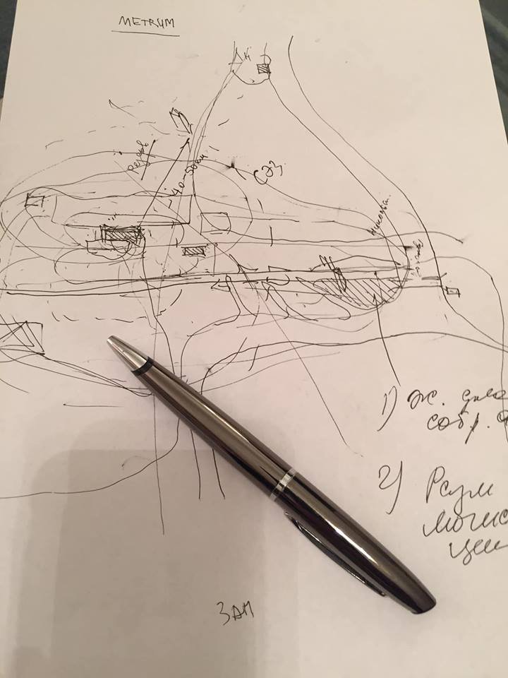 Первые наброски