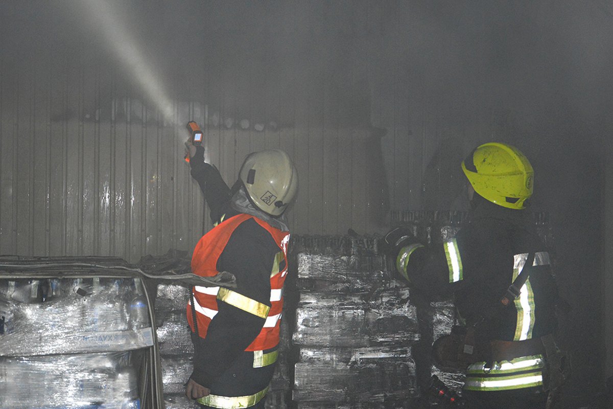 Справится с огнем спасателям удалось в течение часа