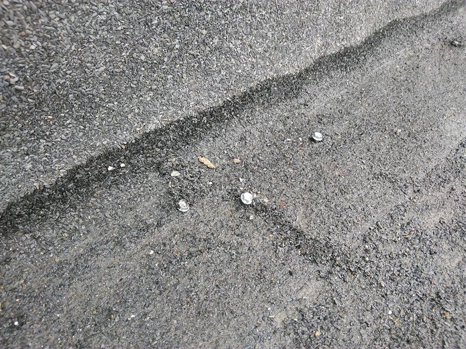 Саморезы, вкрученные в крышу