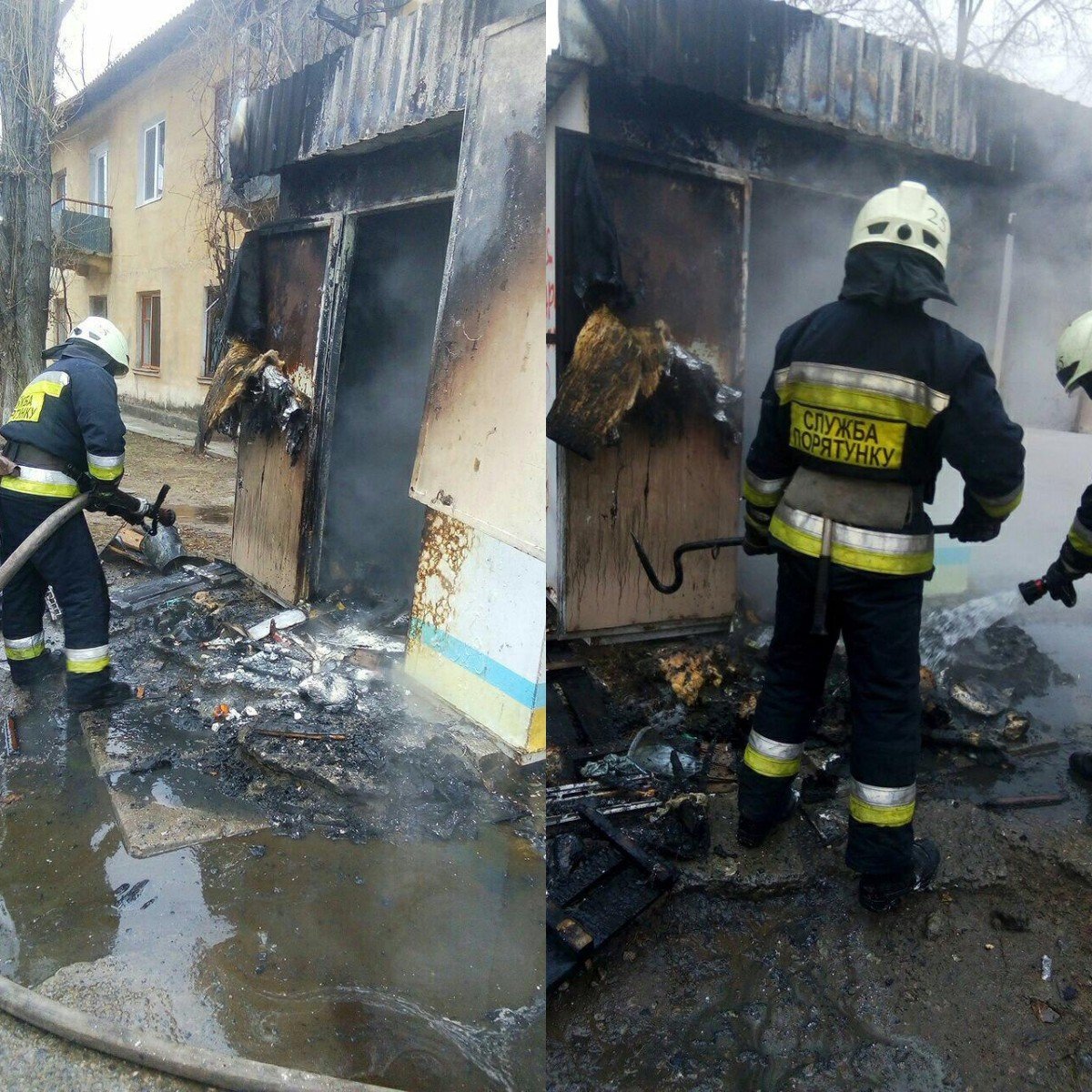 Павильон выгорел дотла вместе с товаром и личными вещами продавщицы