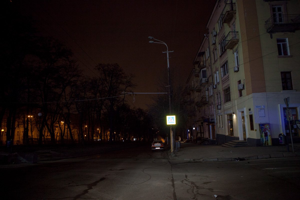 Часть проспекта осталась без наружного освещения Часть проспекта осталась без наружного освещения