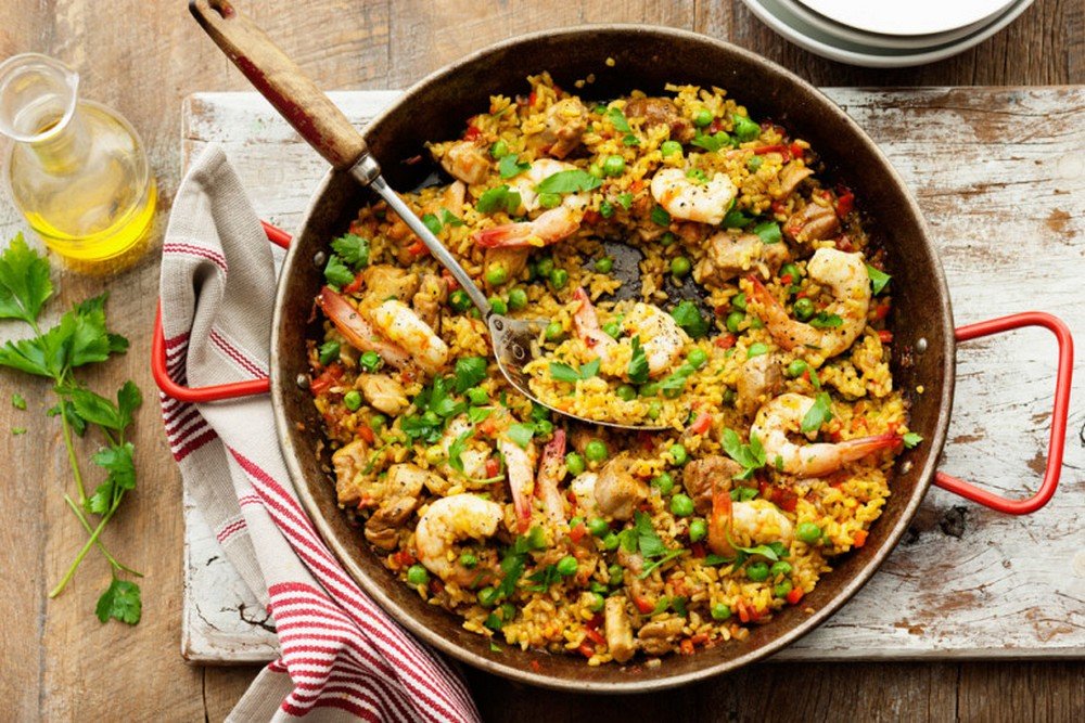 Полезные и вкусные рецепты: как приготовить испанскую паэлью с морепродуктами 1