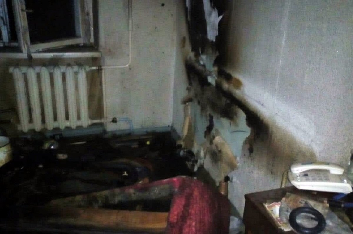 В Днепре на улице Киргизской горела квартира В Днепре на улице Киргизской горела квартира