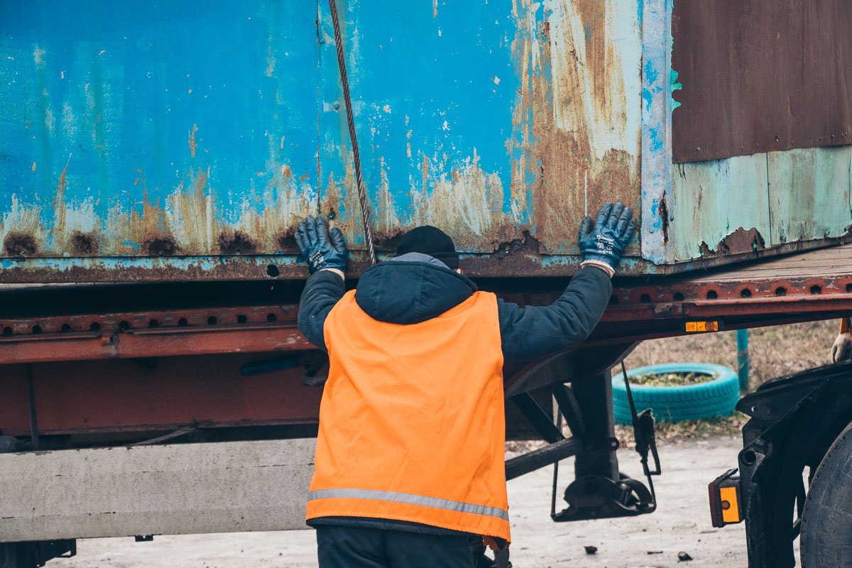 Демонтаж прошел спокойно, без скандалов Демонтаж прошел спокойно, без скандалов