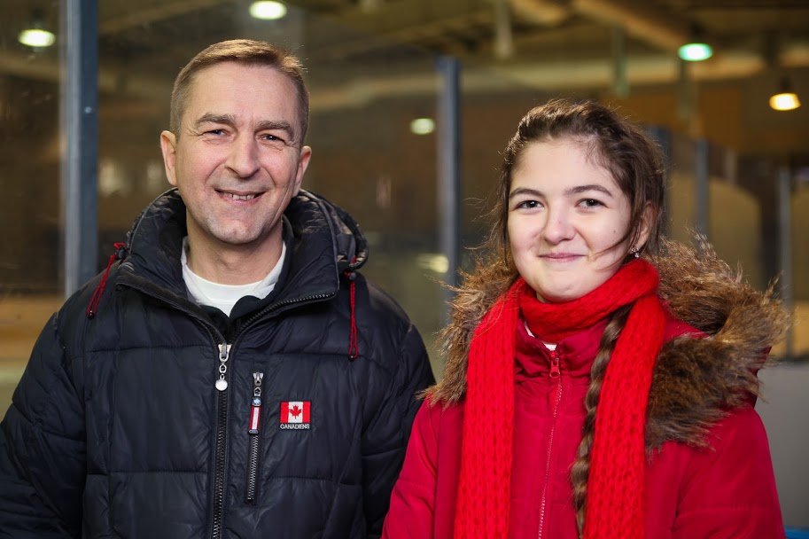 Присоединился и боец ​​Сергей Безуглый вместе с дочерью Софией