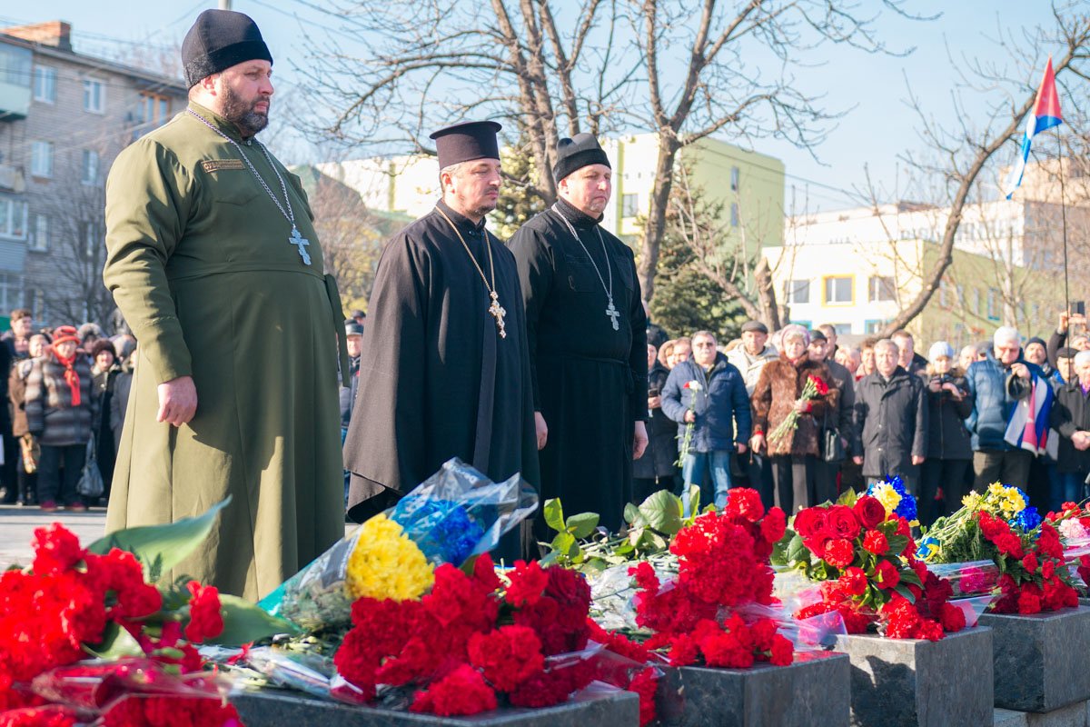 На мероприятии присутствовал военный капеллан Дмитрий Поворотний На мероприятии присутствовал военный капеллан Дмитрий Поворотний