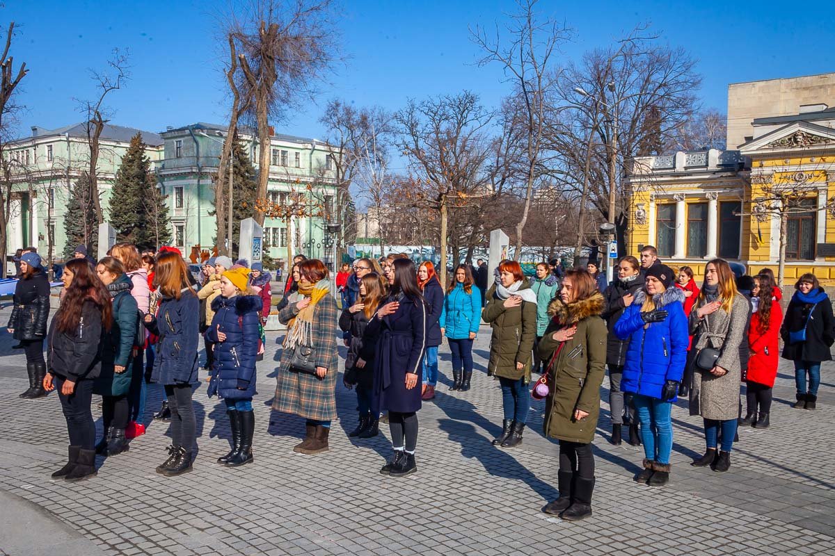 Студенты педагогического колледжа организовали флешмоб Студенты педагогического колледжа организовали флешмоб