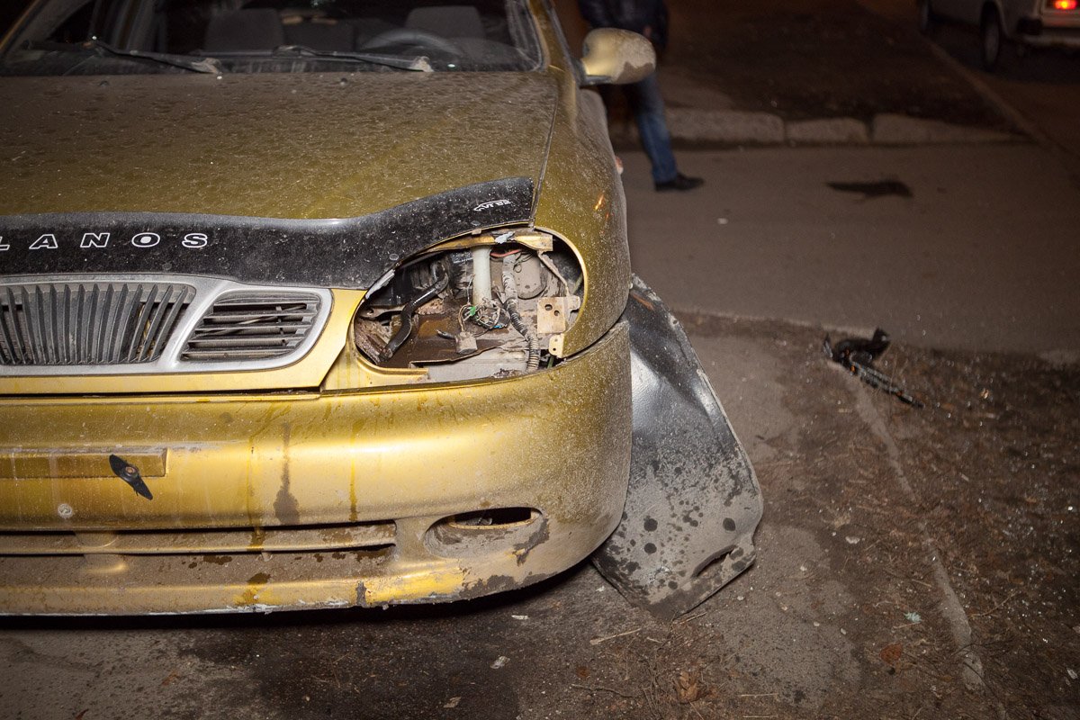 Автомобиль сильно поврежден