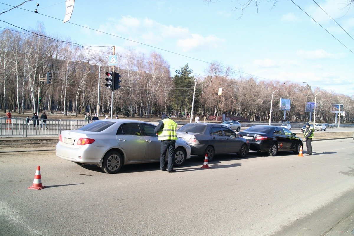 ДТП на проспекте Богдана Хмельницкого