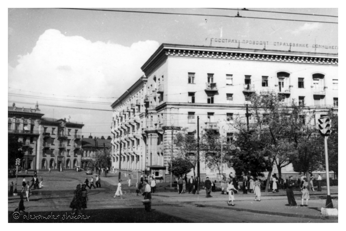 Перекресток с Липинского тогда