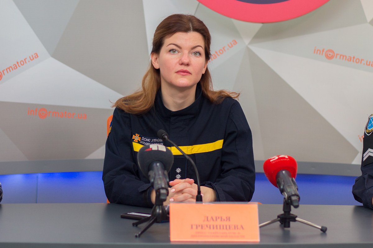 Дарья Гречищева, пресс-секретарь ГСЧС