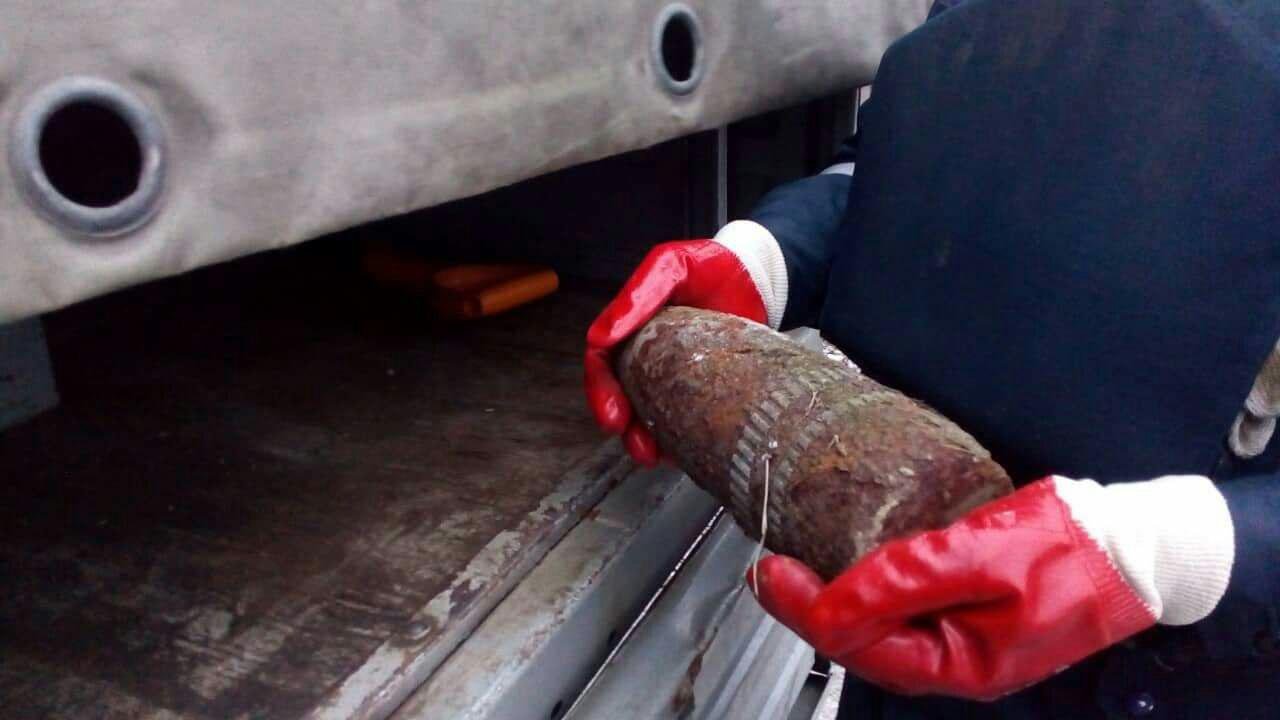 Снаряд АС-105мм нашли на Воронцовском пляже