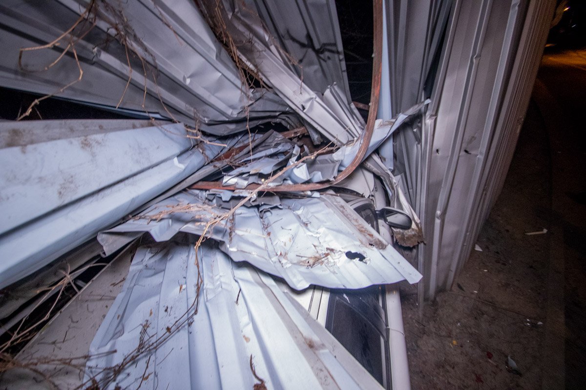 Авария произошла приблизительно в 23:30