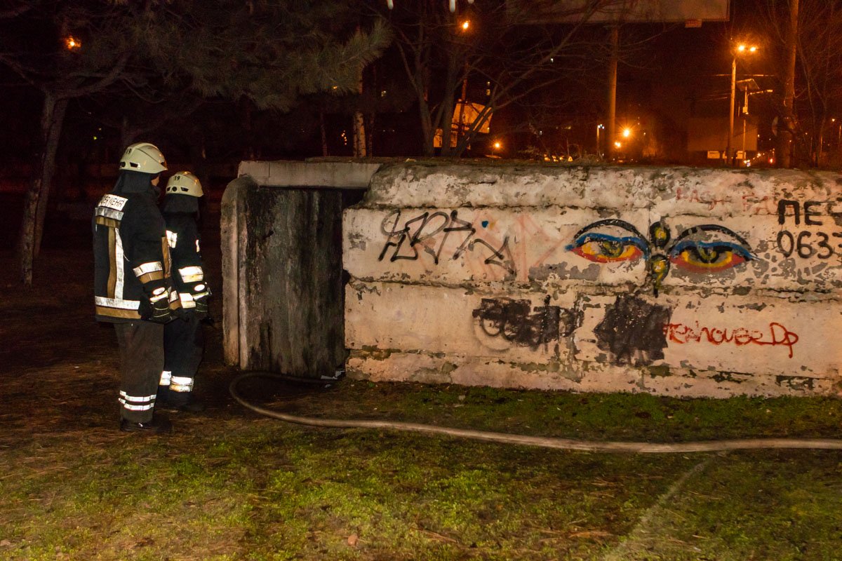 Загорелась теплотрасса