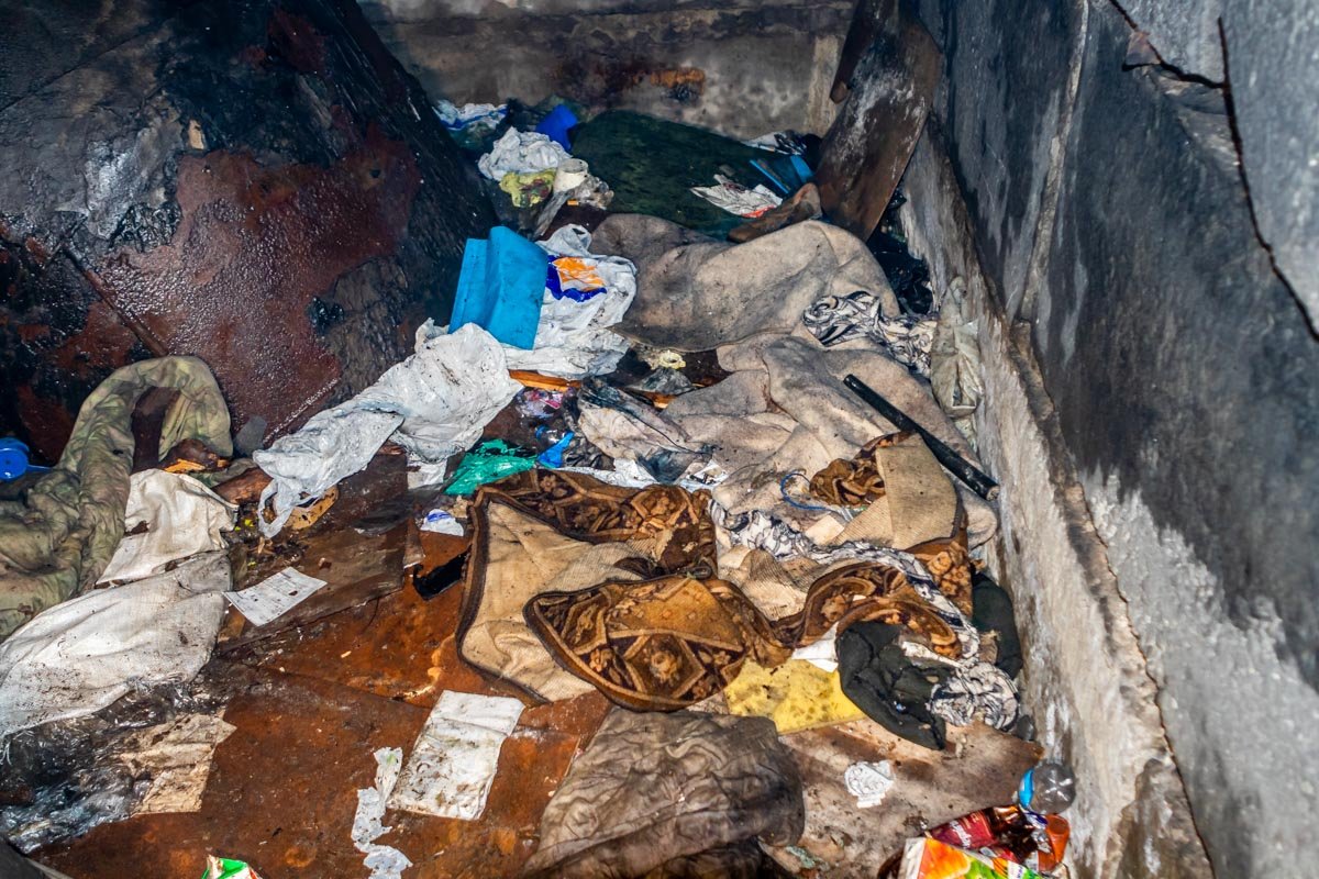 Много мусора