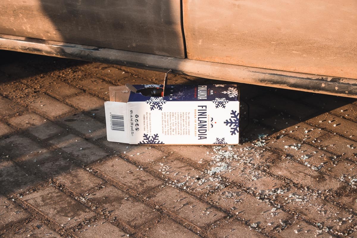 Авария произошла приблизительно в 7:10