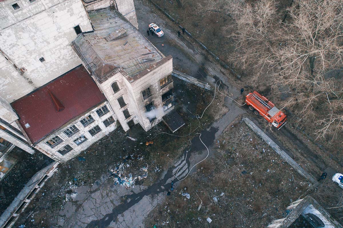 Спасатели и полиция на месте
