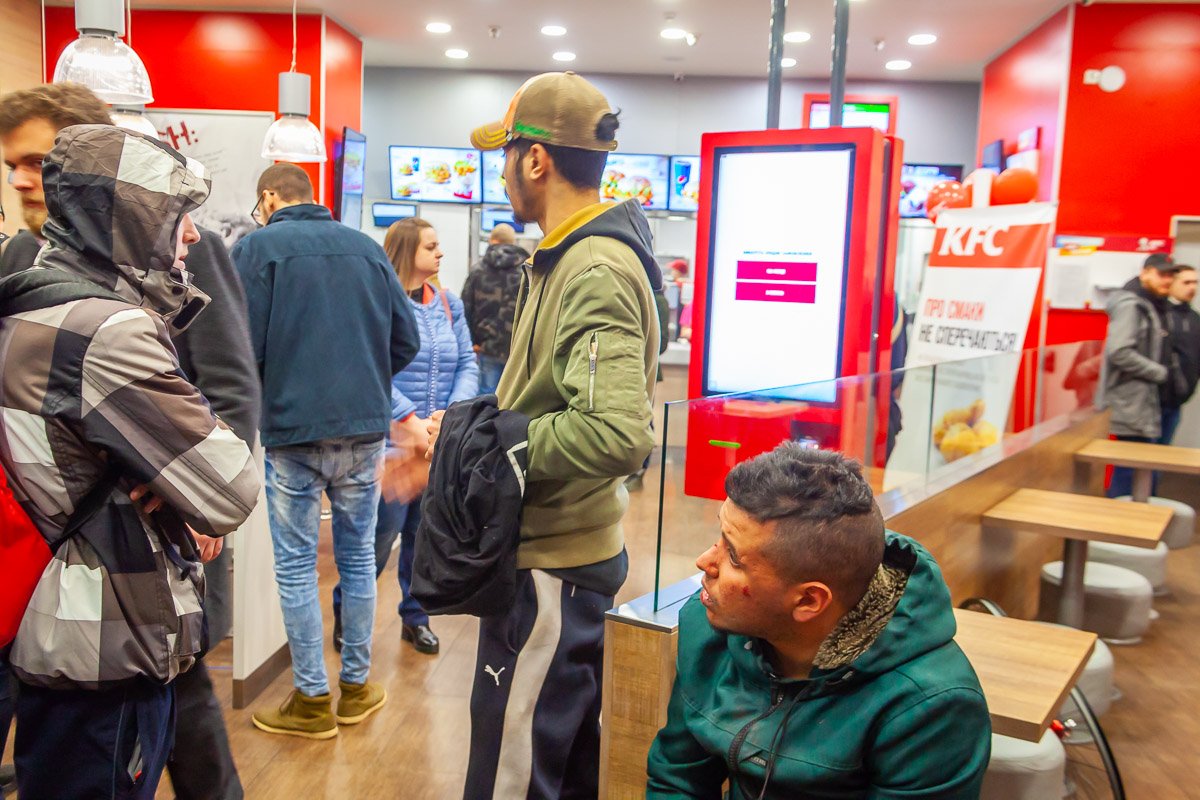 Стрельба в ресторане KFC на улице Глинки