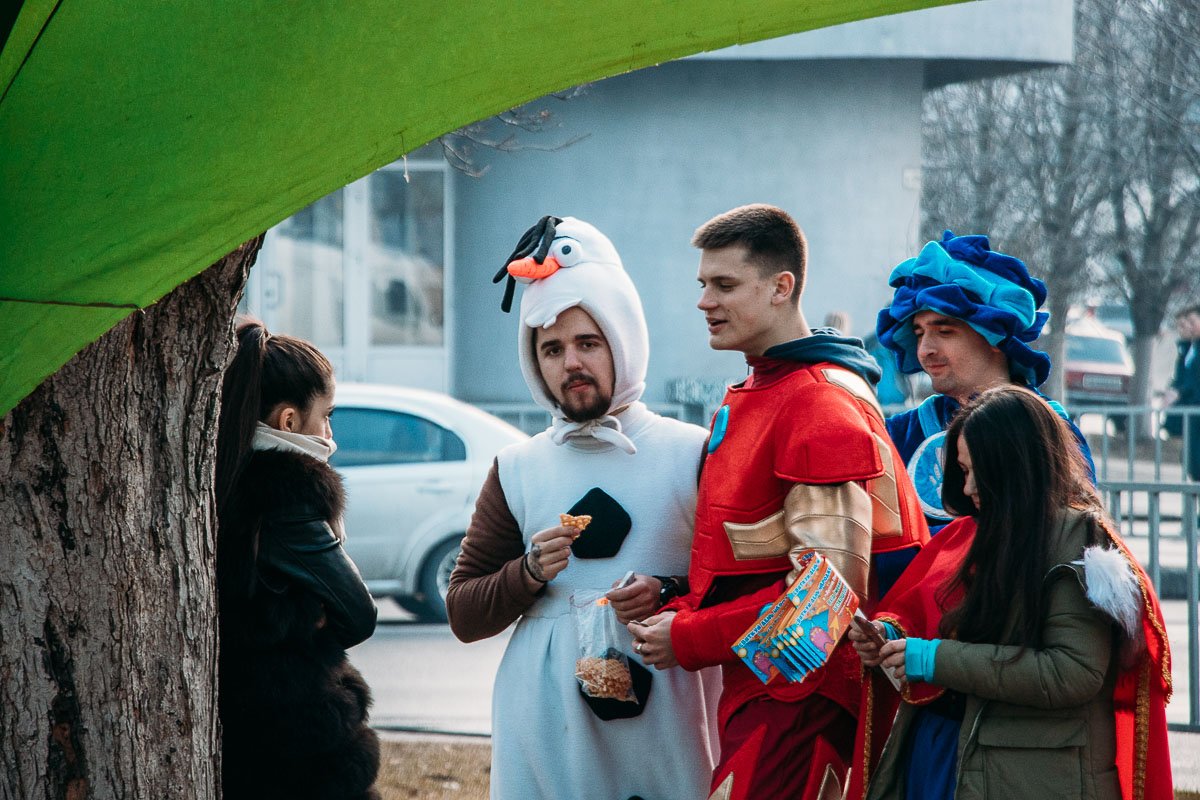 Дети не отступали от аниматоров