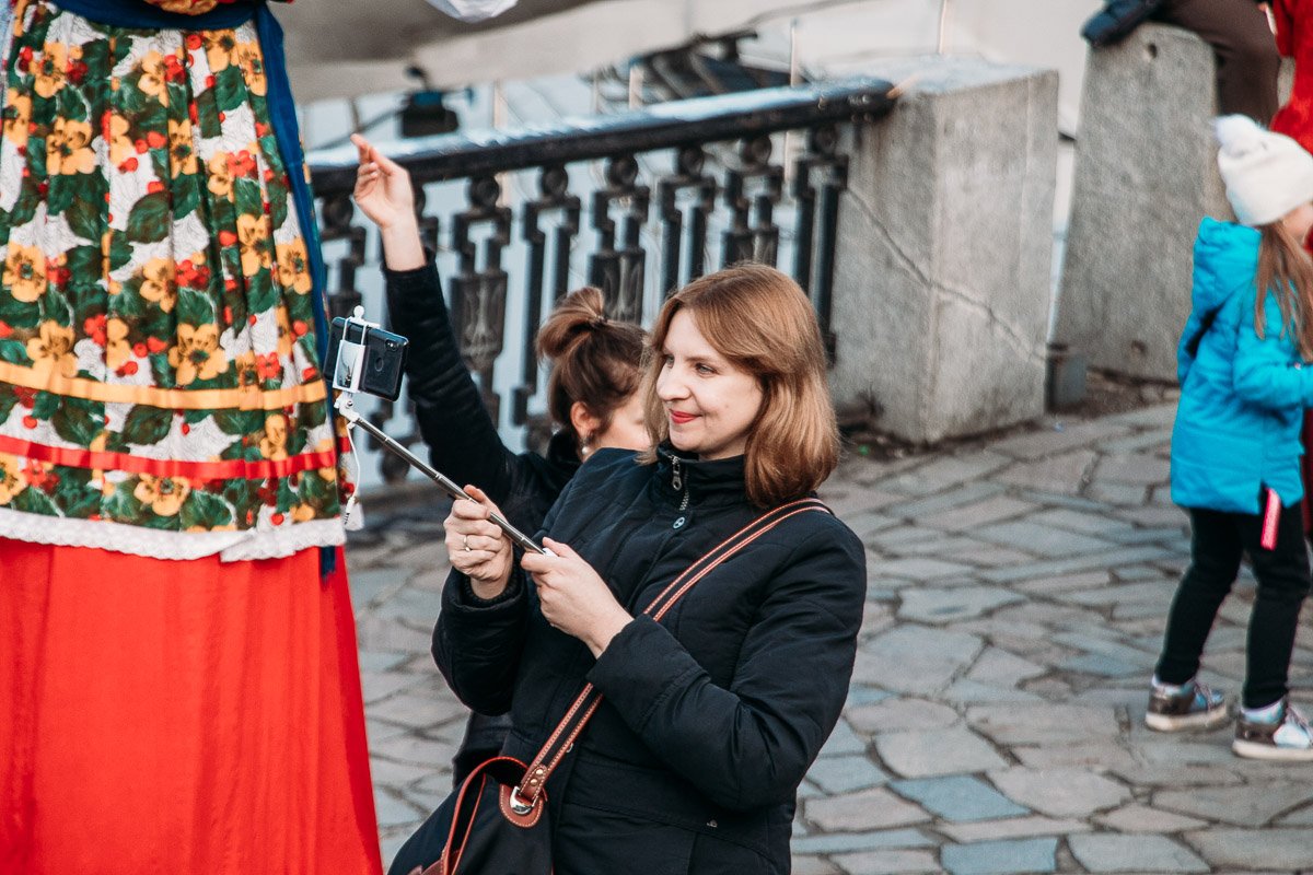 На происходящего можно было сделать отличные фото