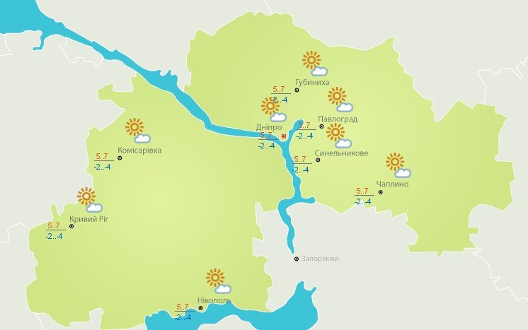 Осадков в этот день не предвидится 