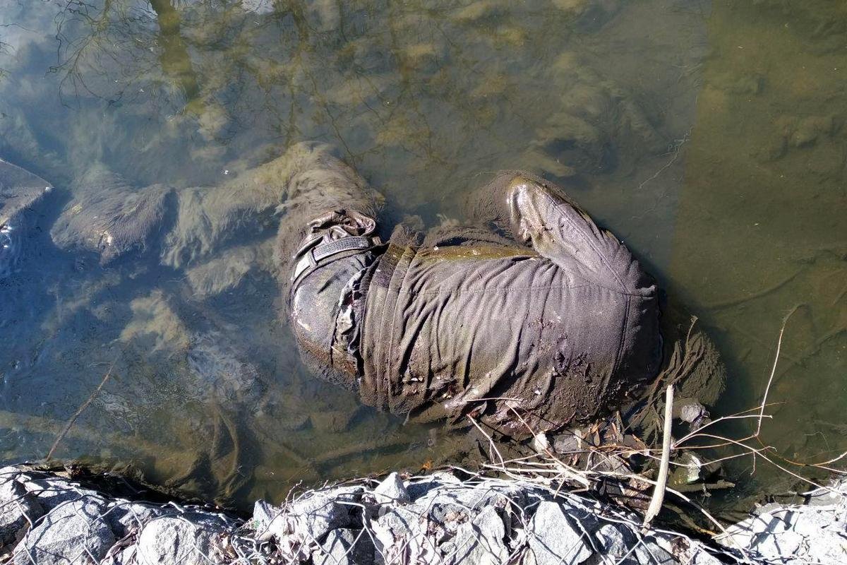 Неизвестный лежал в воде возле трубы лицом вниз Неизвестный лежал в воде возле трубы лицом вниз
