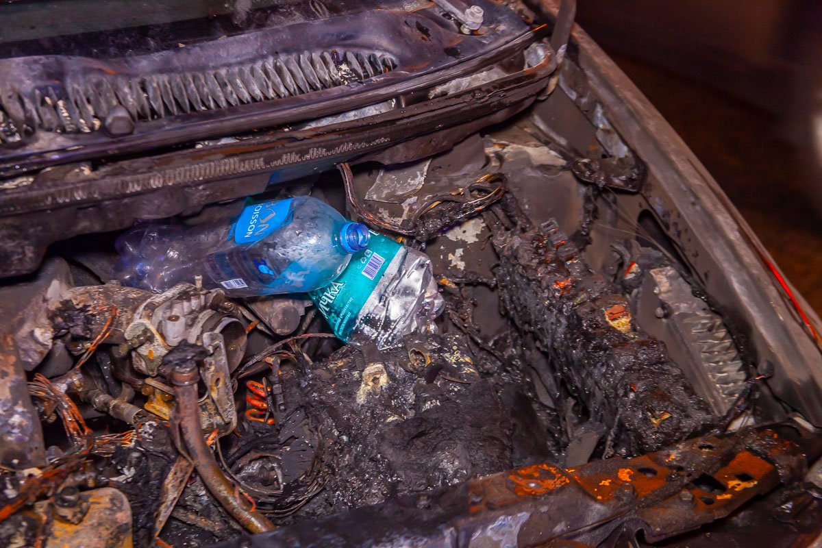 Тушил чем мог