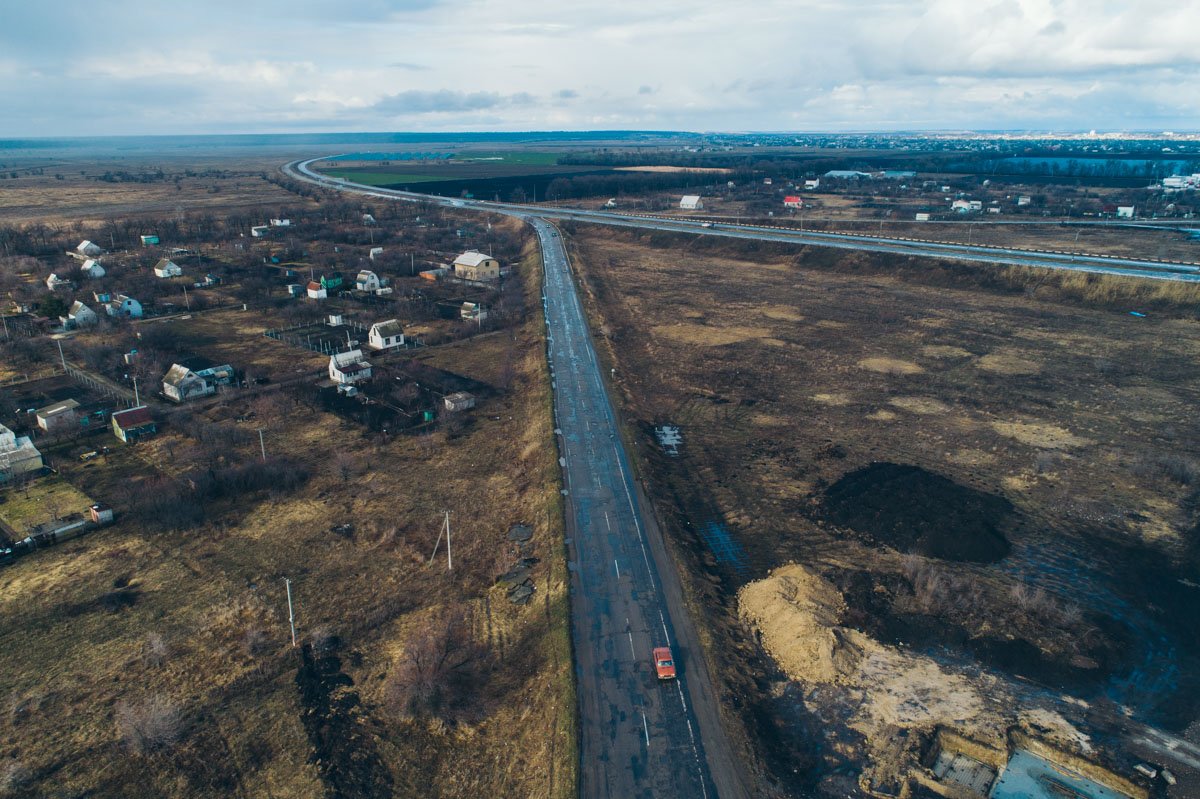 Дорога на трассе Днепр- Харьков оставляет желать лучшего 