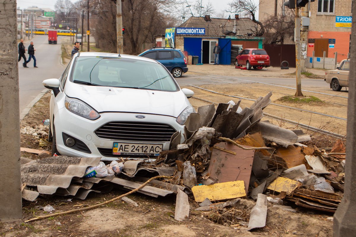 Инцидент произошел на пересечении улиц Владимира Антоновича и Канатной