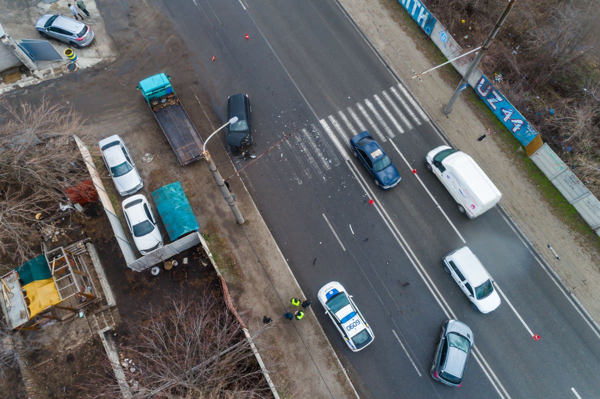 В Днепре столкнулись Peugeot и Subaru