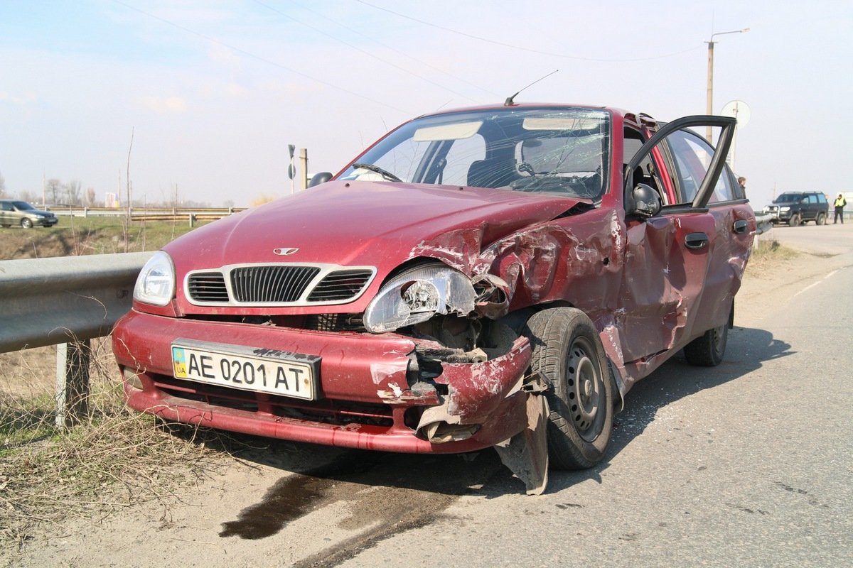 Daewoo получил серьезные повреждения