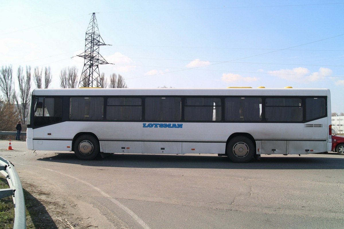 В автобусе были пассажиры, но никто из них не пострадал