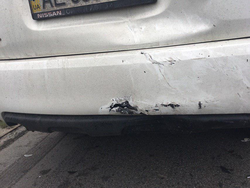 Повреждения Nissan