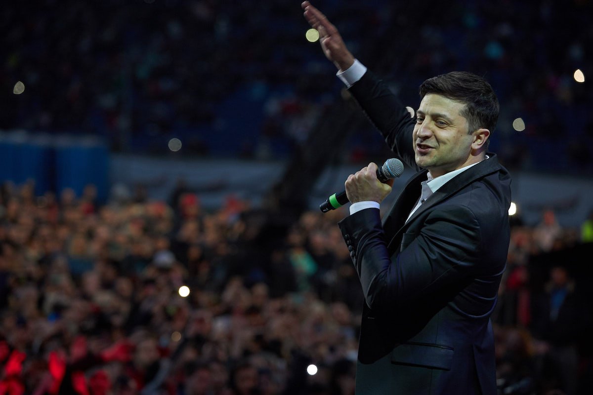 Владимир Зеленский выступил для фанатов Владимир Зеленский выступил для фанатов