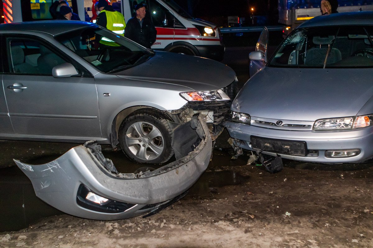 Авария пришла приблизительно в 23:30