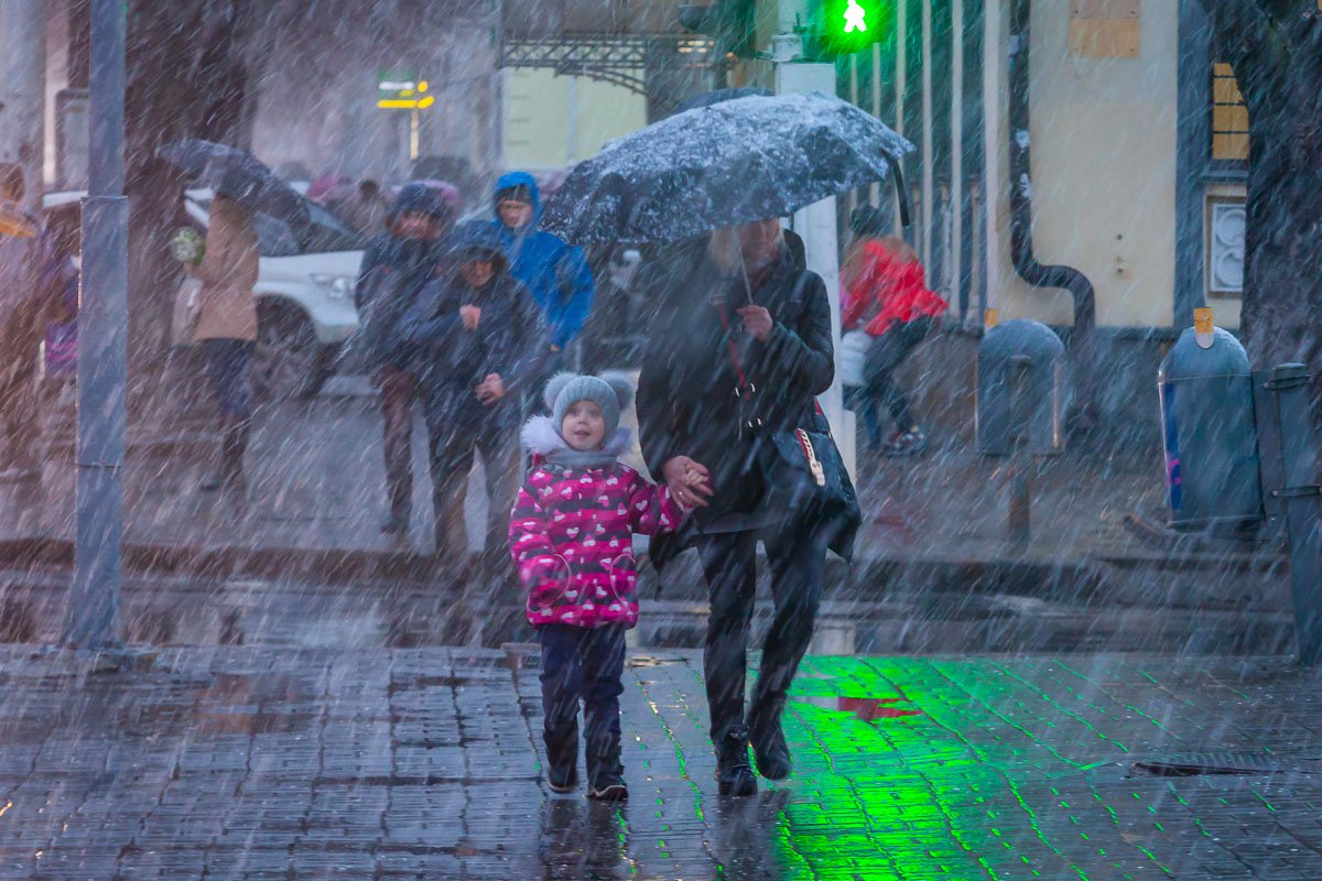 Зато малышка в восторге