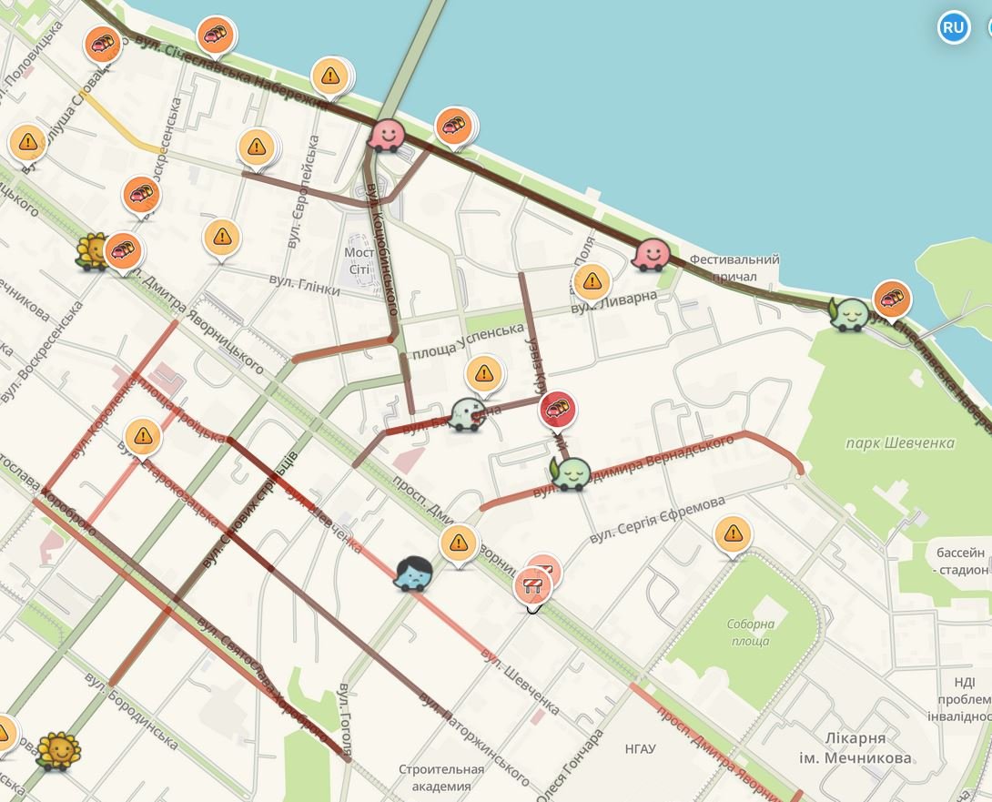 Где сейчас в Днепре пробки: куда не стоит ехать автомобилистам 1