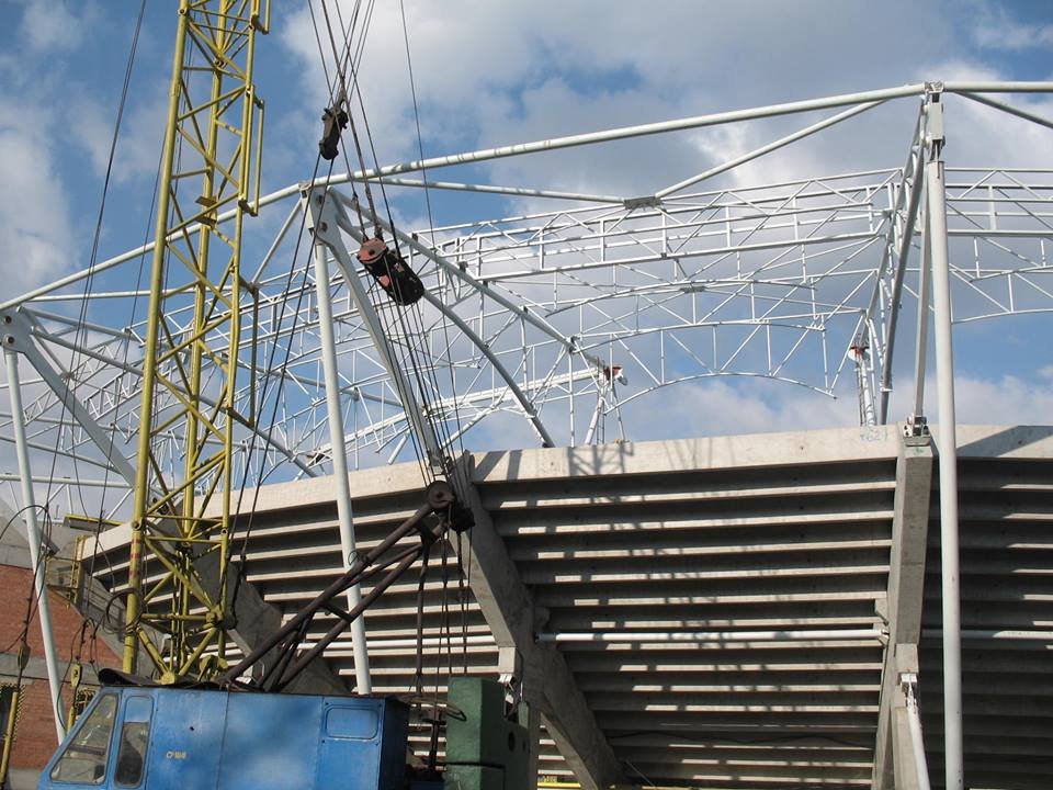 Строительство стадиона Строительство стадиона