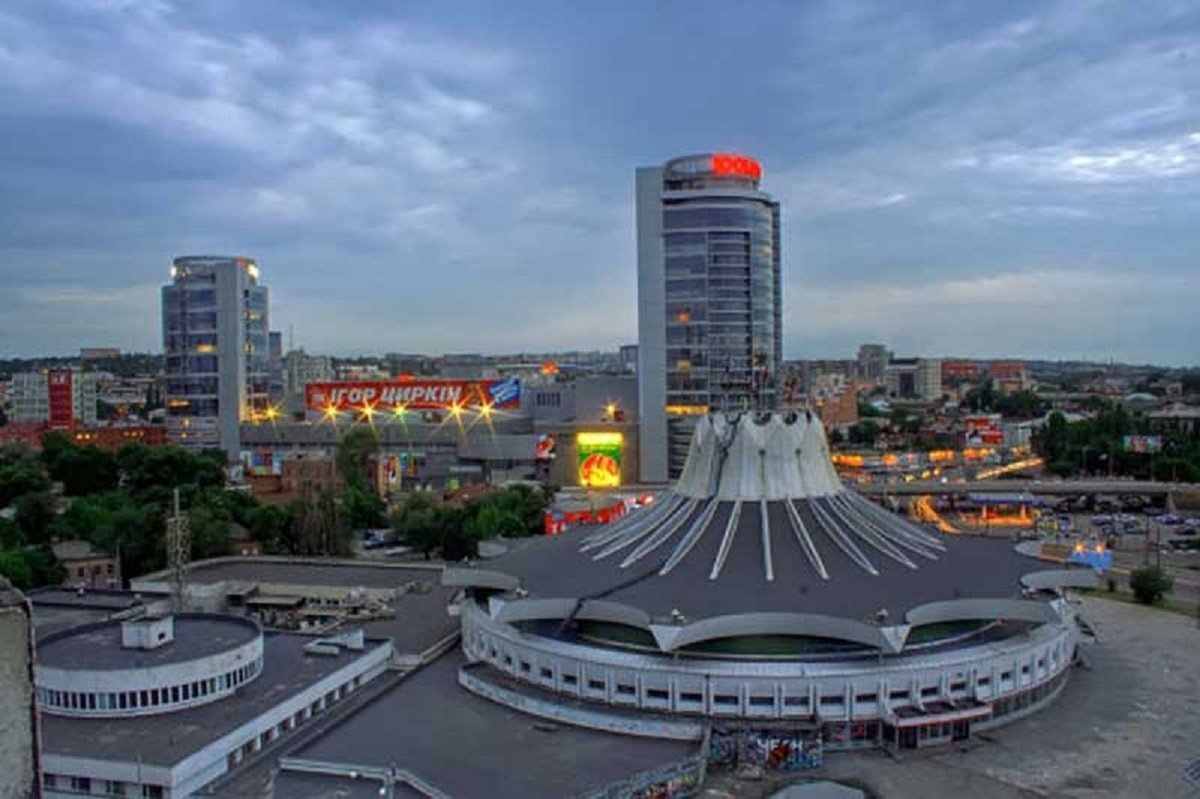 Цирк на воде в Днепре 
