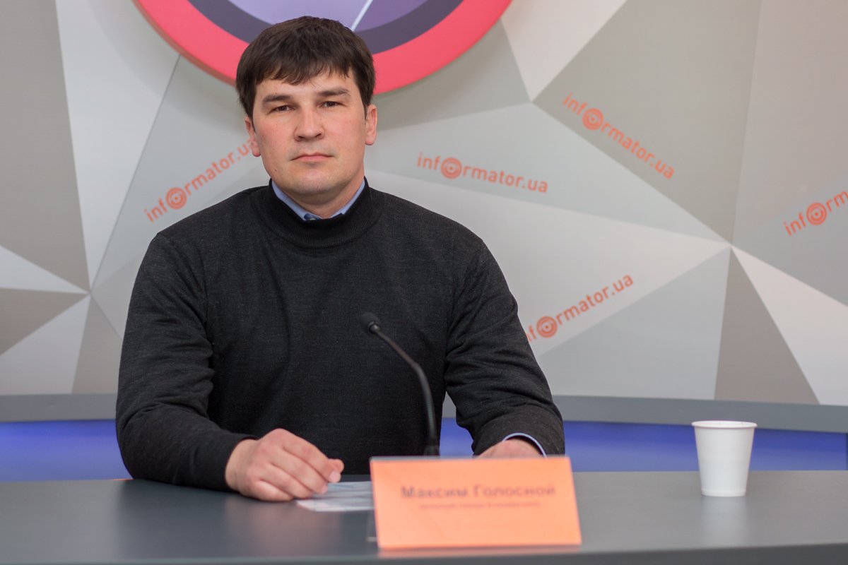 Сельский голова Елизаветовки Максим Голосной