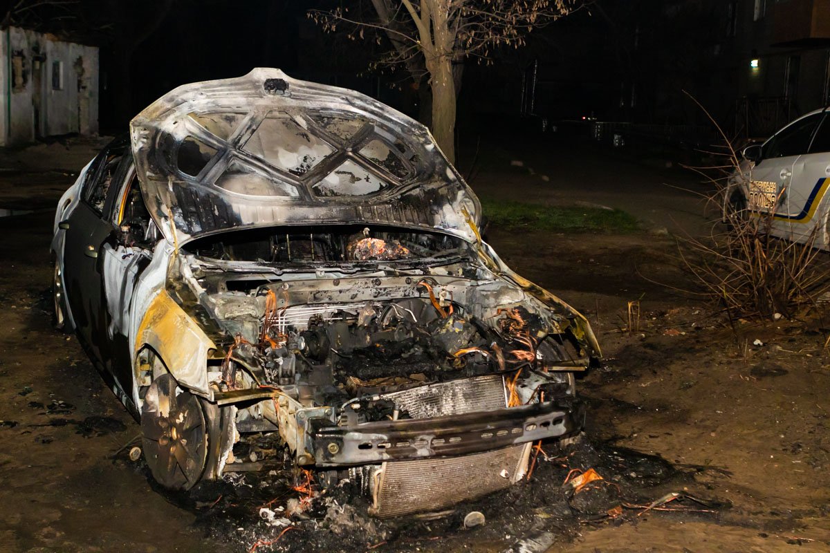 Сгорела Honda