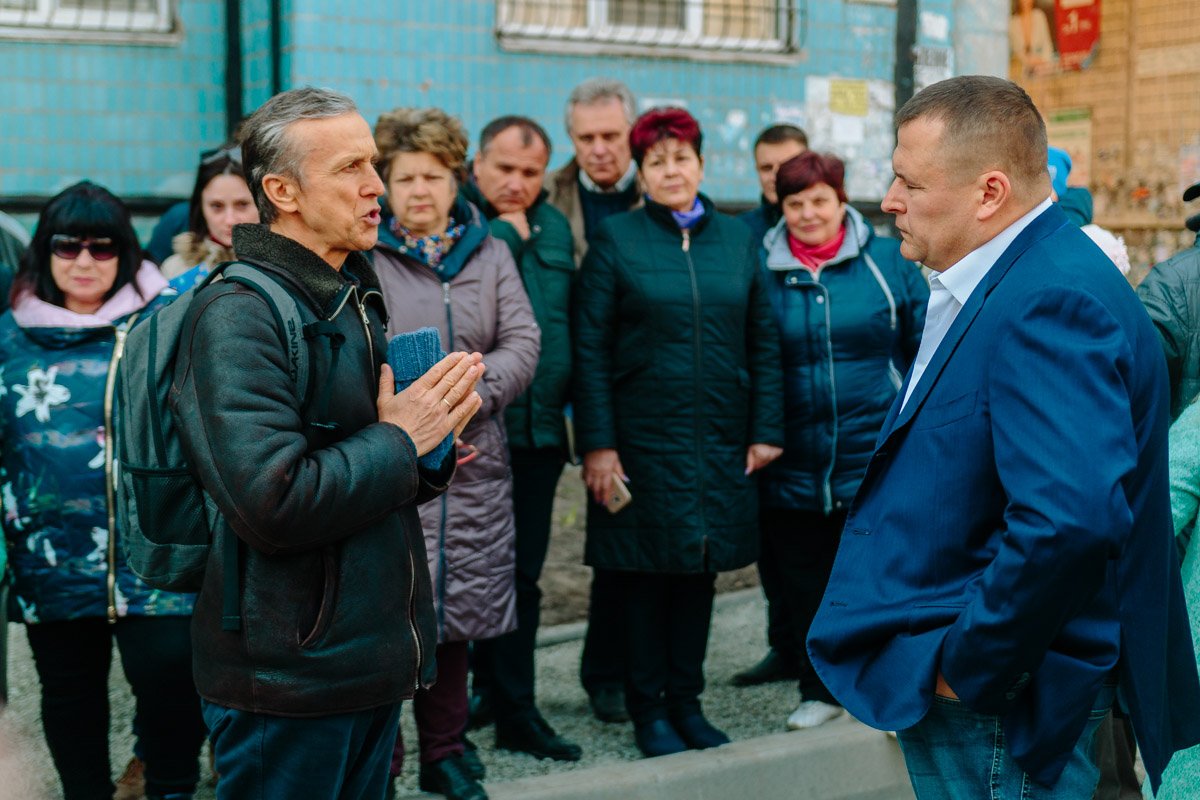 Жители улицы довольны Жители улицы довольны