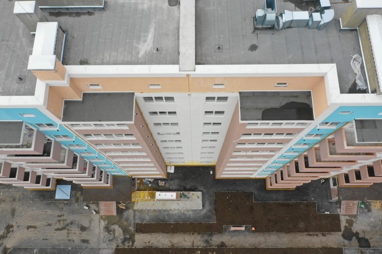 Девятиэтажный дом на 106 квартир 