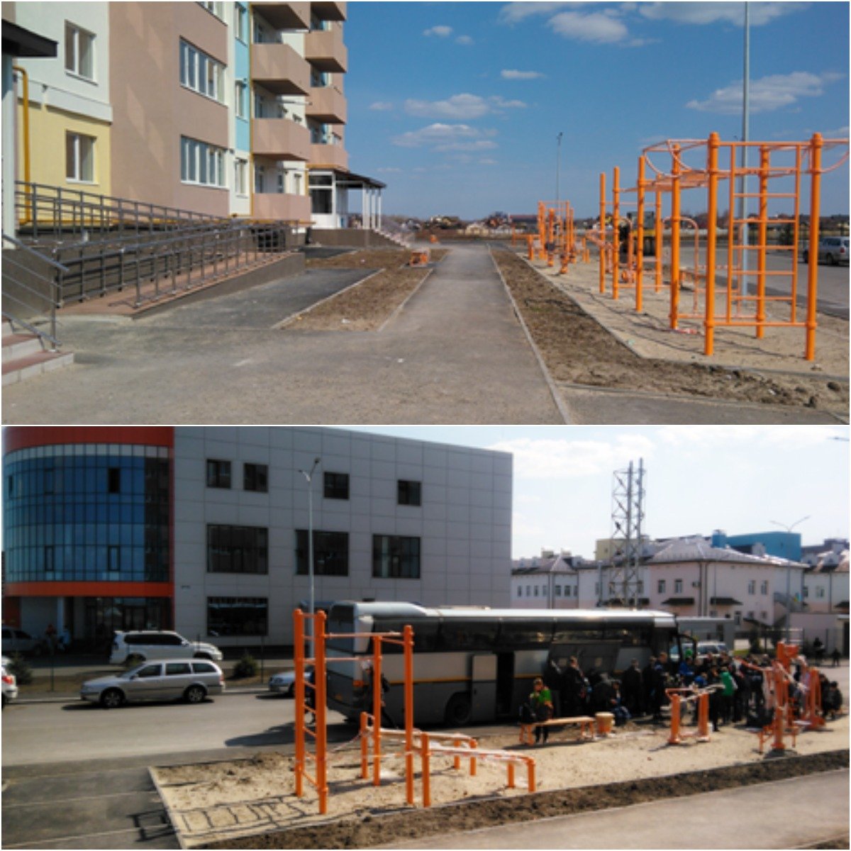 Рядом с домом есть места для прогулок