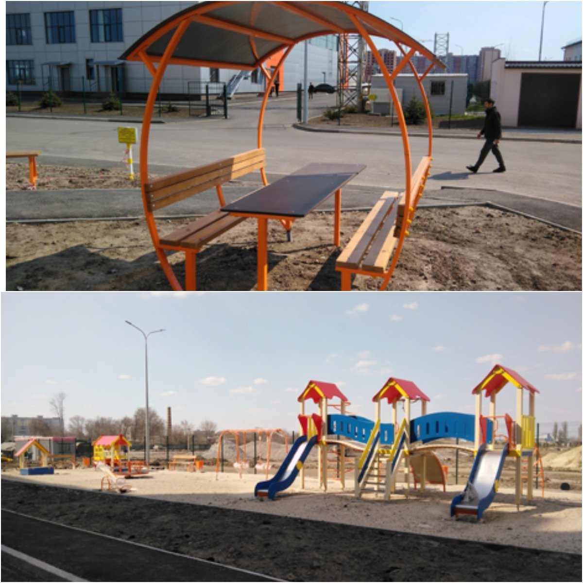 Места для отдыха и детских развлечений